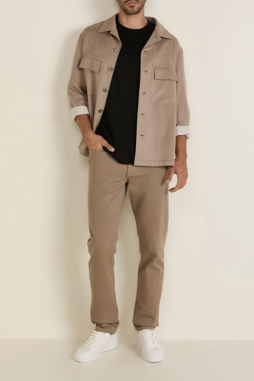 ZEGNA חולצה קצרה מצמר