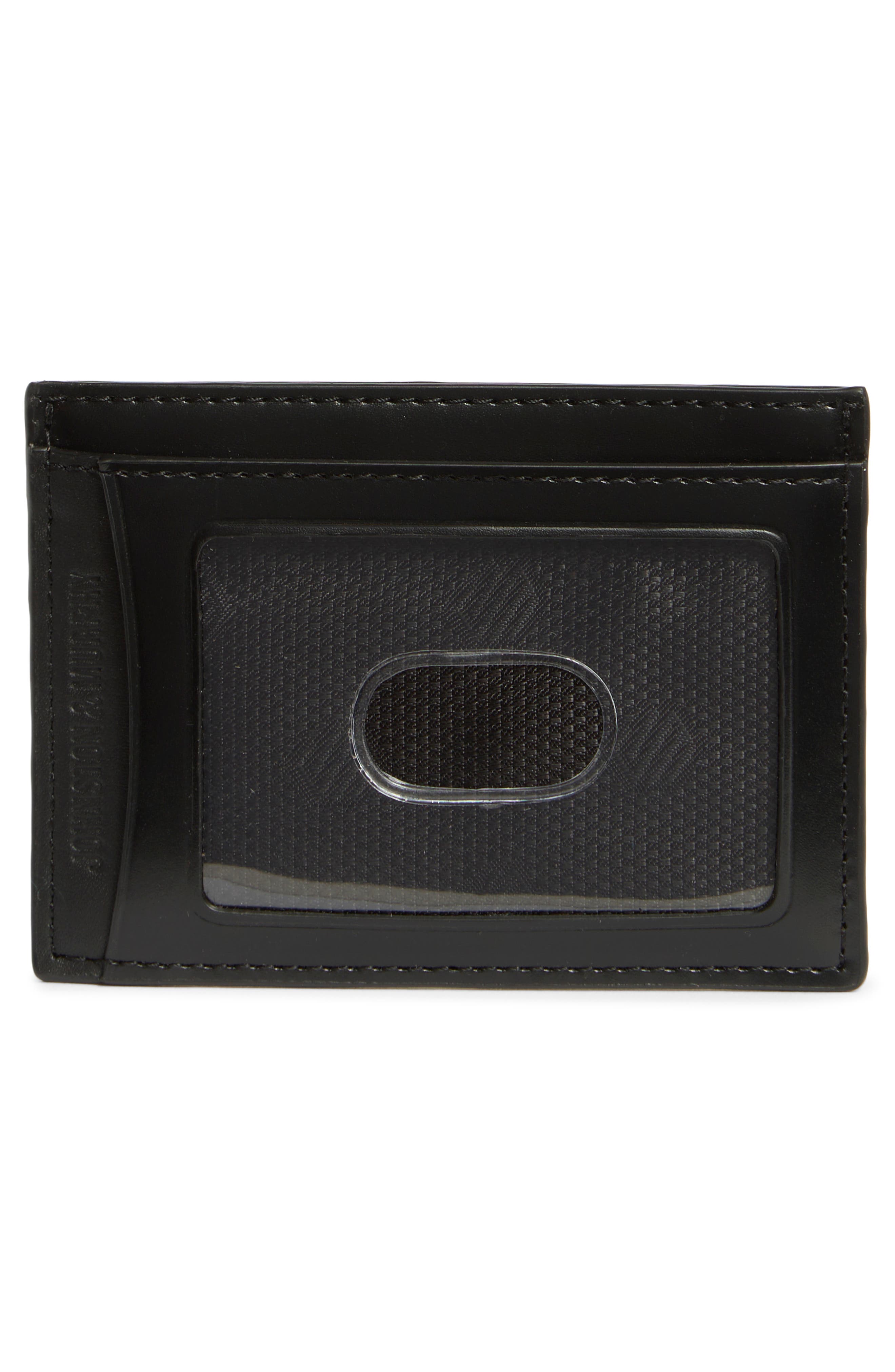 Johnston & Murphy Brushoff Leather Card Wallet