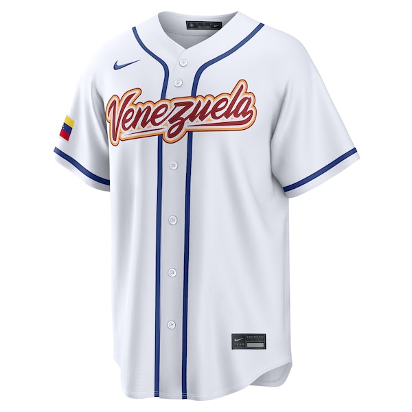 Venezuela Baseball Nike 2026 World Baseball Classic Home Pick-A-Player Jersey - White
