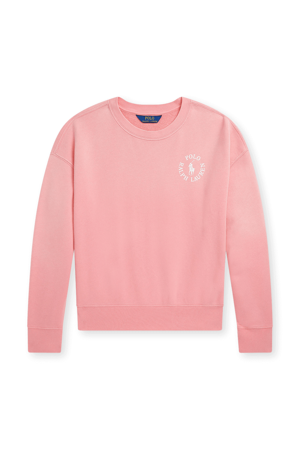 POLO RALPH LAUREN KIDS סווטשירט עם צווארון מעוגל- גילאי 8-16 שנים