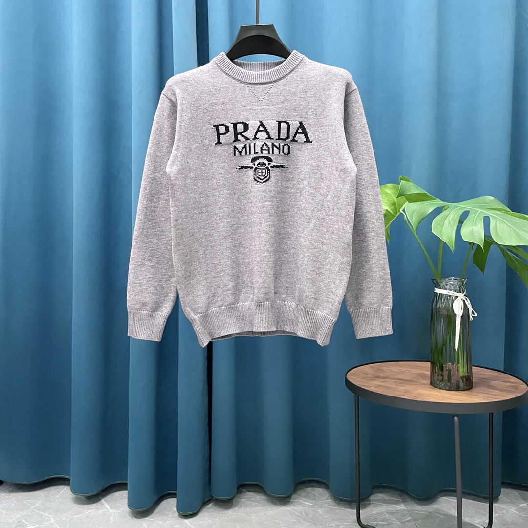 Casual Letters Long Sleeve Knitted Sweater