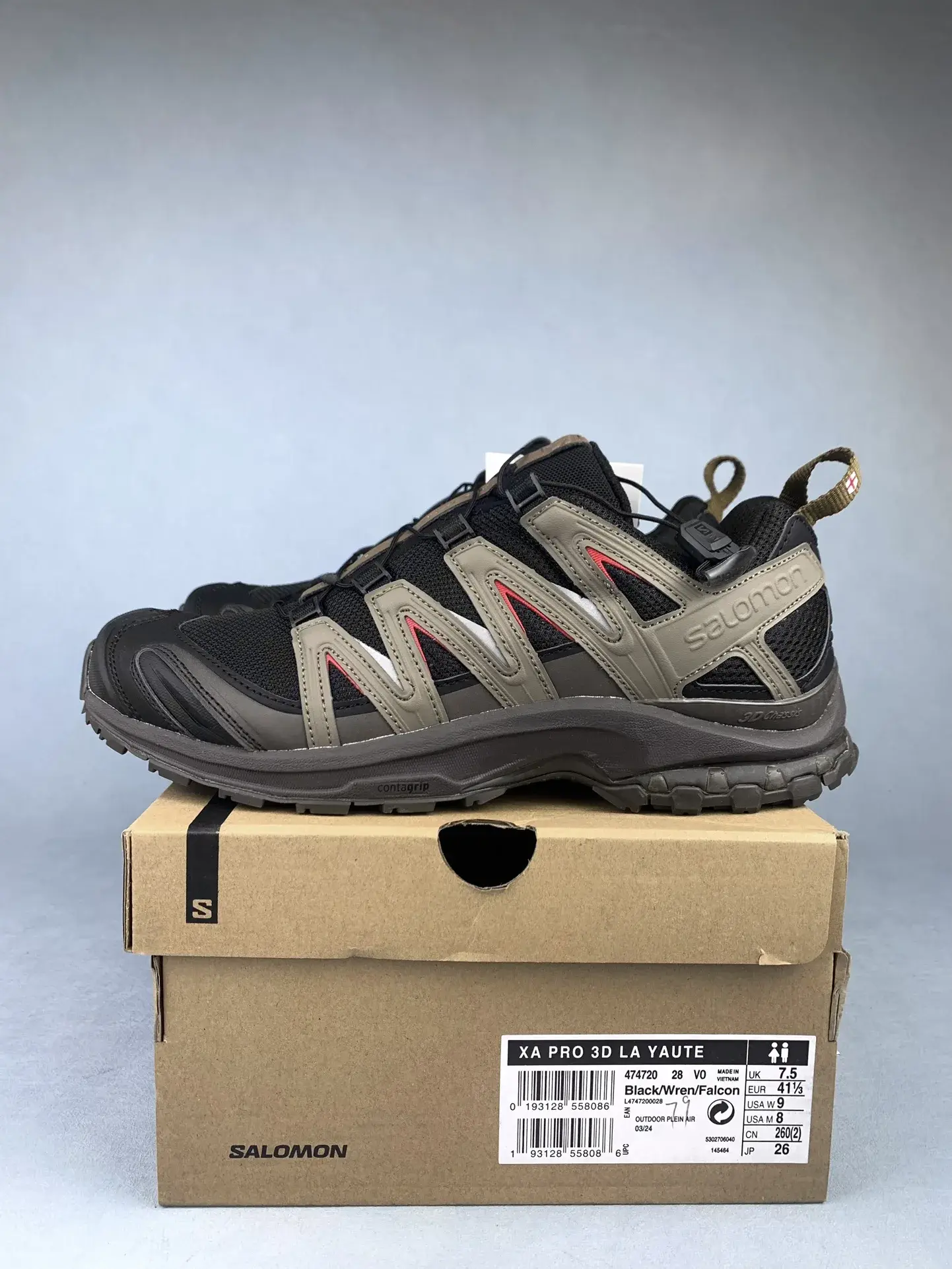 Salomon XA PRO 3D LA YAUTE “Black Wren Falcon” Shoes product photo from LabelPicks