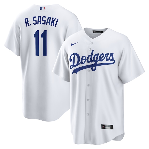 Rōki Sasaki Los Angeles Dodgers Nike Home Replica Jersey - White