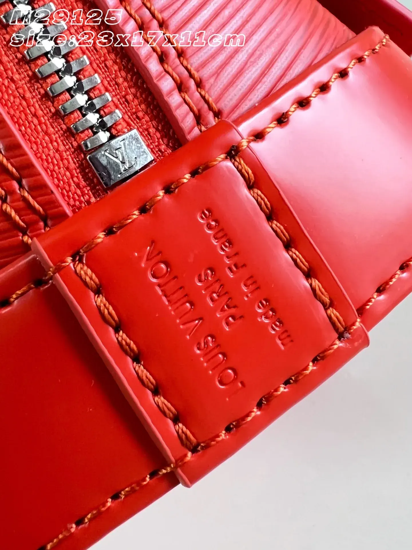 Louis Vuitton Red Alma Top Handle Bag product photo from LabelPicks