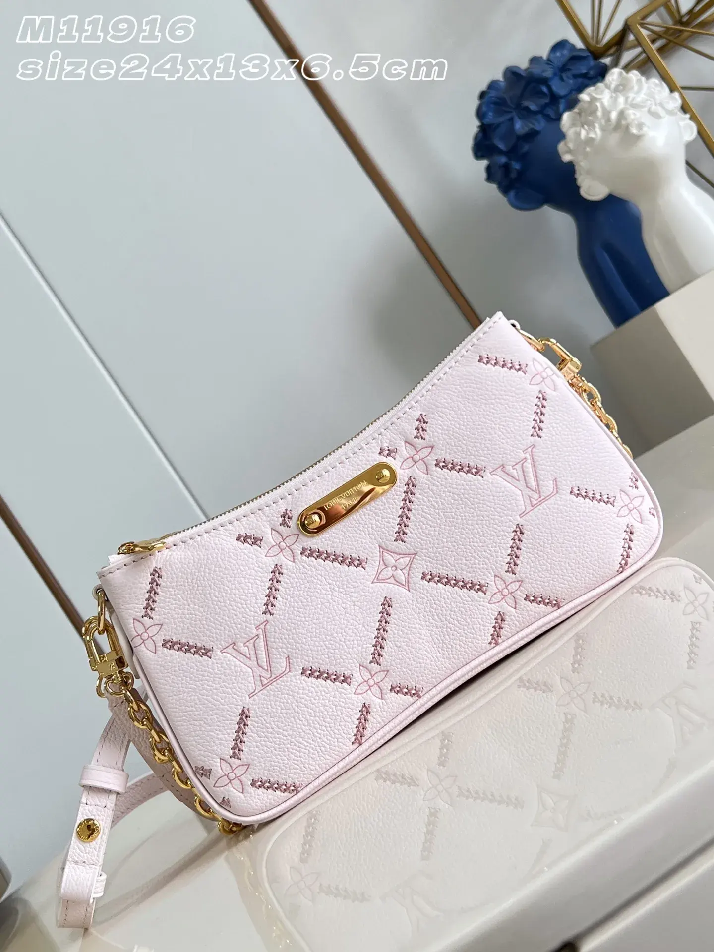 Louis Vuitton Pink Pochette Calfskin Shoulder Bag product photo from LabelPicks