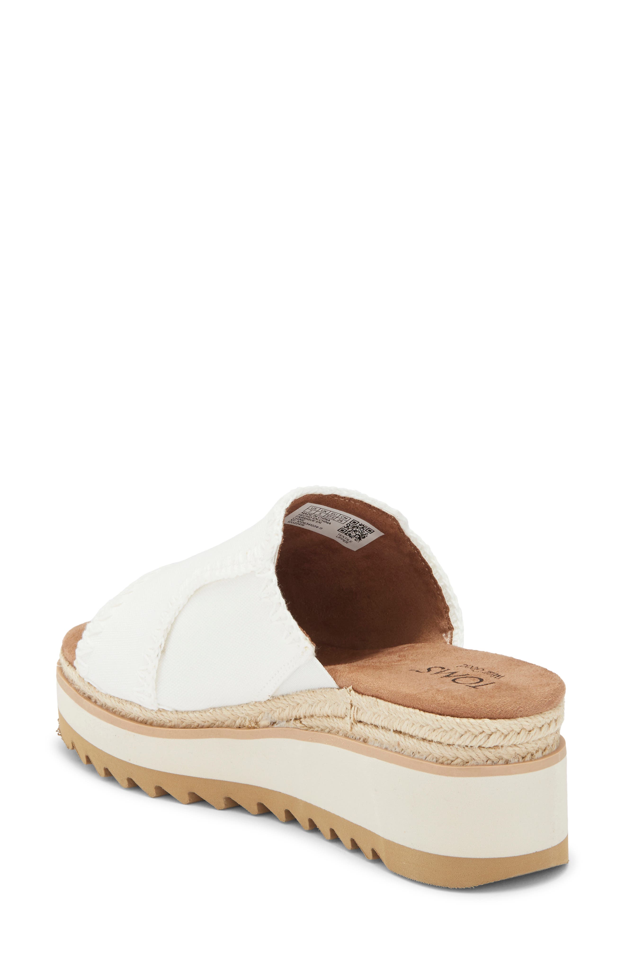 TOMS Adria Platform Wedge Sandal