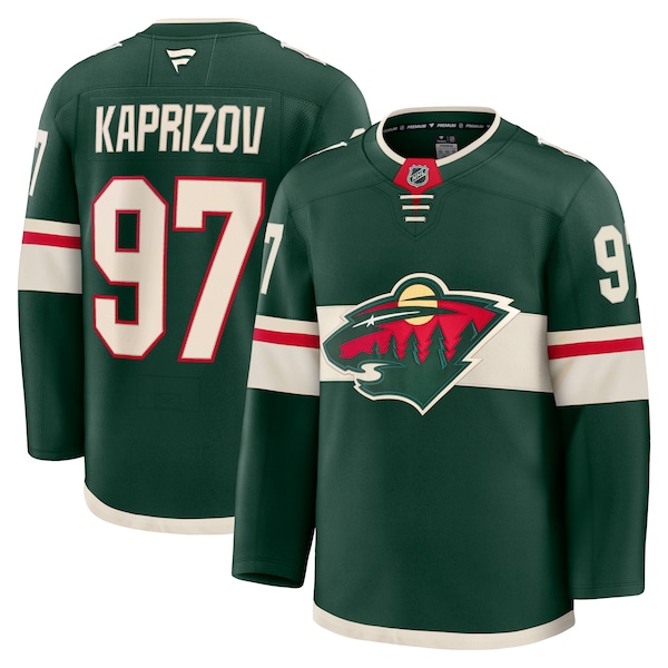 Kirill Kaprizov Minnesota Wild  Home Premium Jersey - Green/White