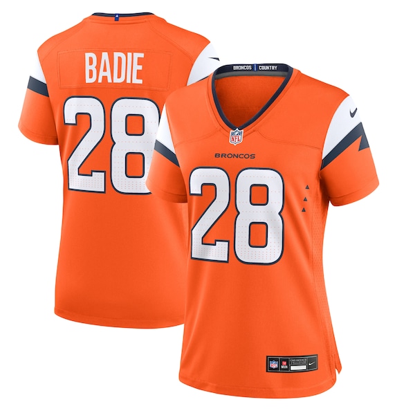 Tyler Badie Denver Broncos Nike Women's Team Game Jersey -  Orange