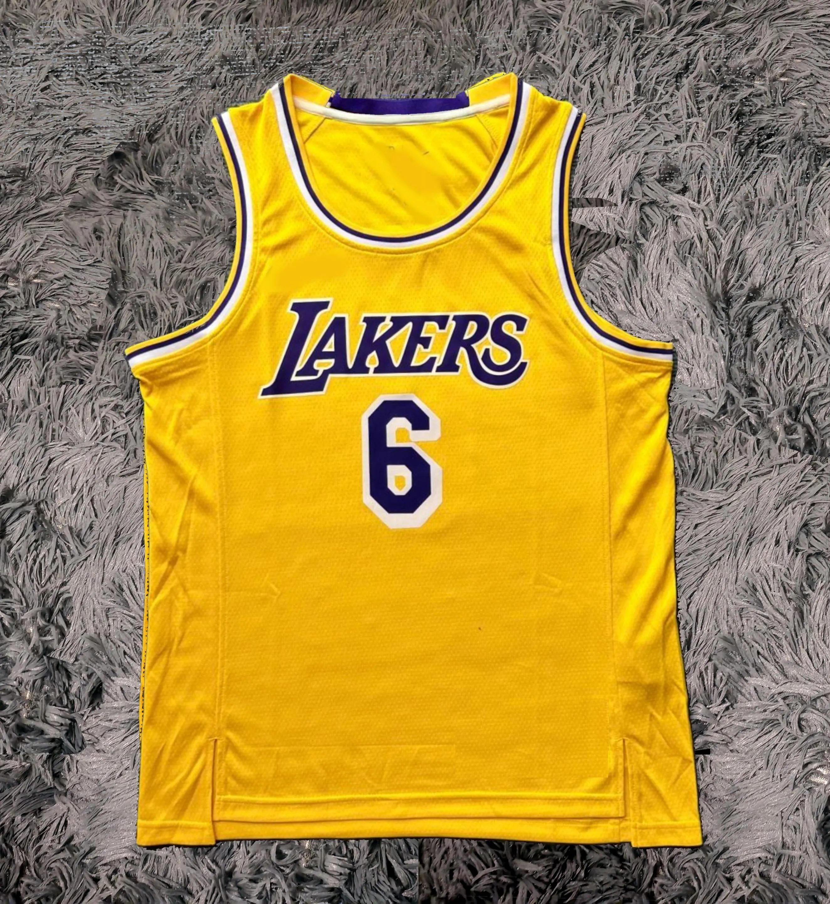 Lebron James SIGNED Signature LA Lakers Yellow Home Shirt/Jersey - COA 21/22