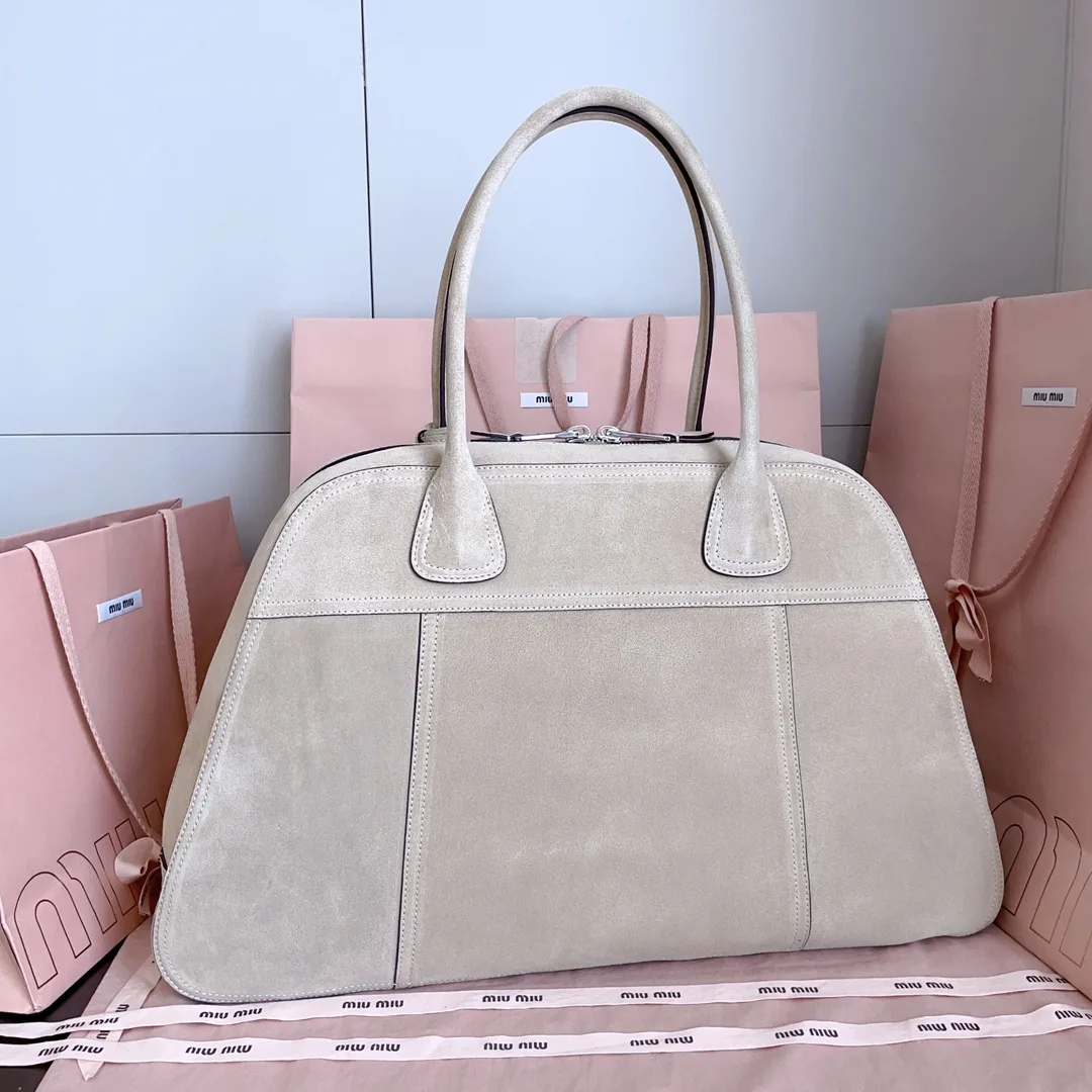 Miu Miu Vivant Suede Leather Top Handle Bag product photo from LabelPicks