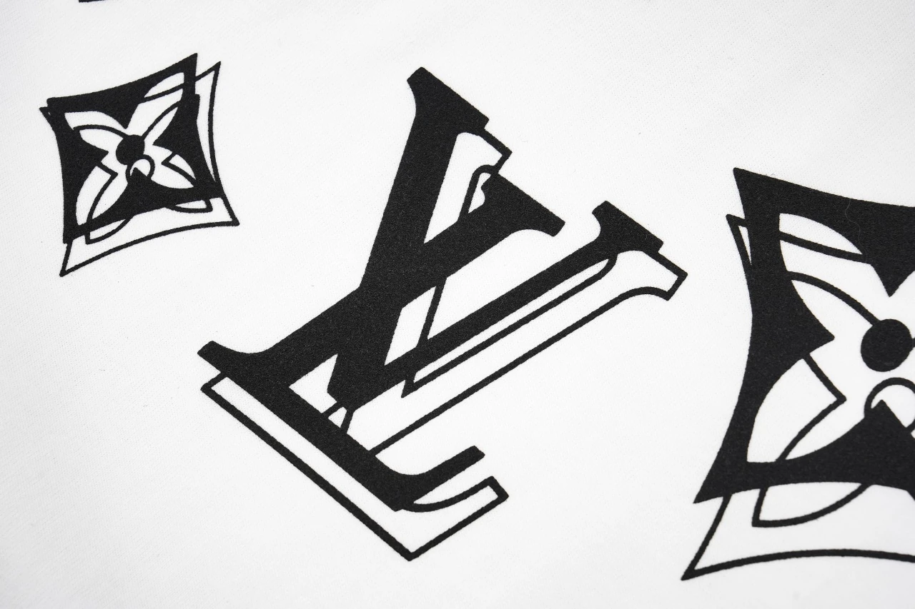 Louis Vuitton White Sketch Monogram Print T-Shirt product photo from LabelPicks
