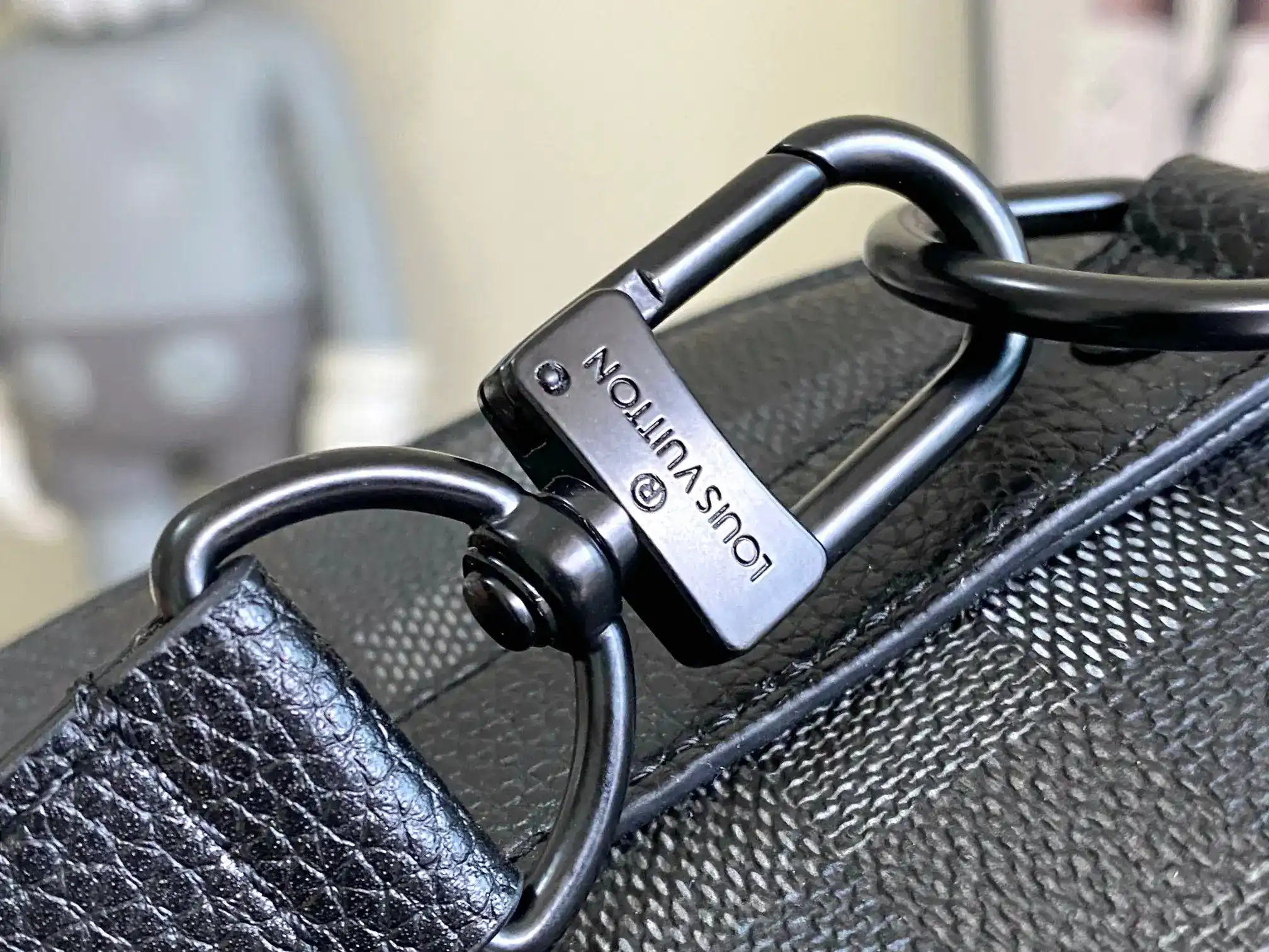 Louis Vuitton Keepall Black Canvas and Leather Tote Bag product photo from LabelPicks