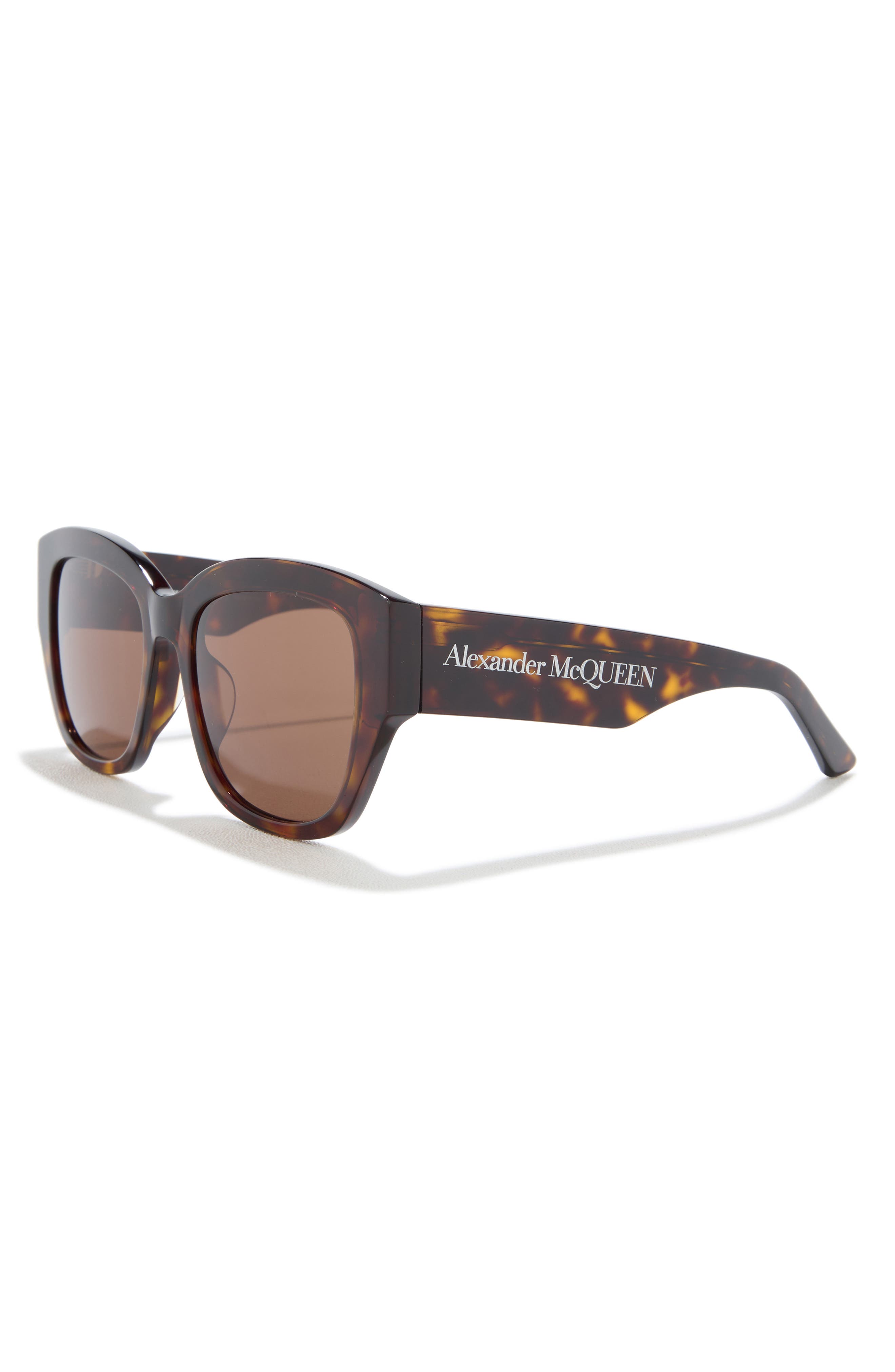 McQueen 55mm Square Sunglasses