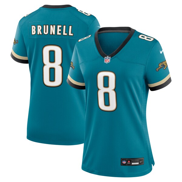 Mark Brunell Jacksonville Jaguars Nike Women's Prowler Throwback Retired Player Game Jersey - Teal
