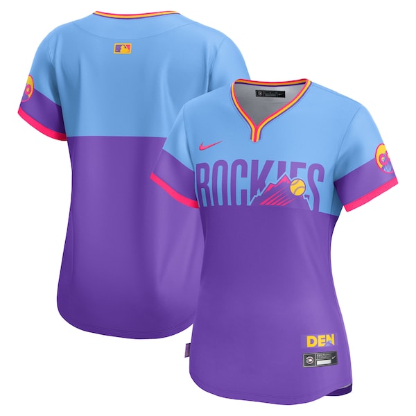 Colorado Rockies Nike Women's 2025 City Connect Limited Jersey - Purple/Light Blue