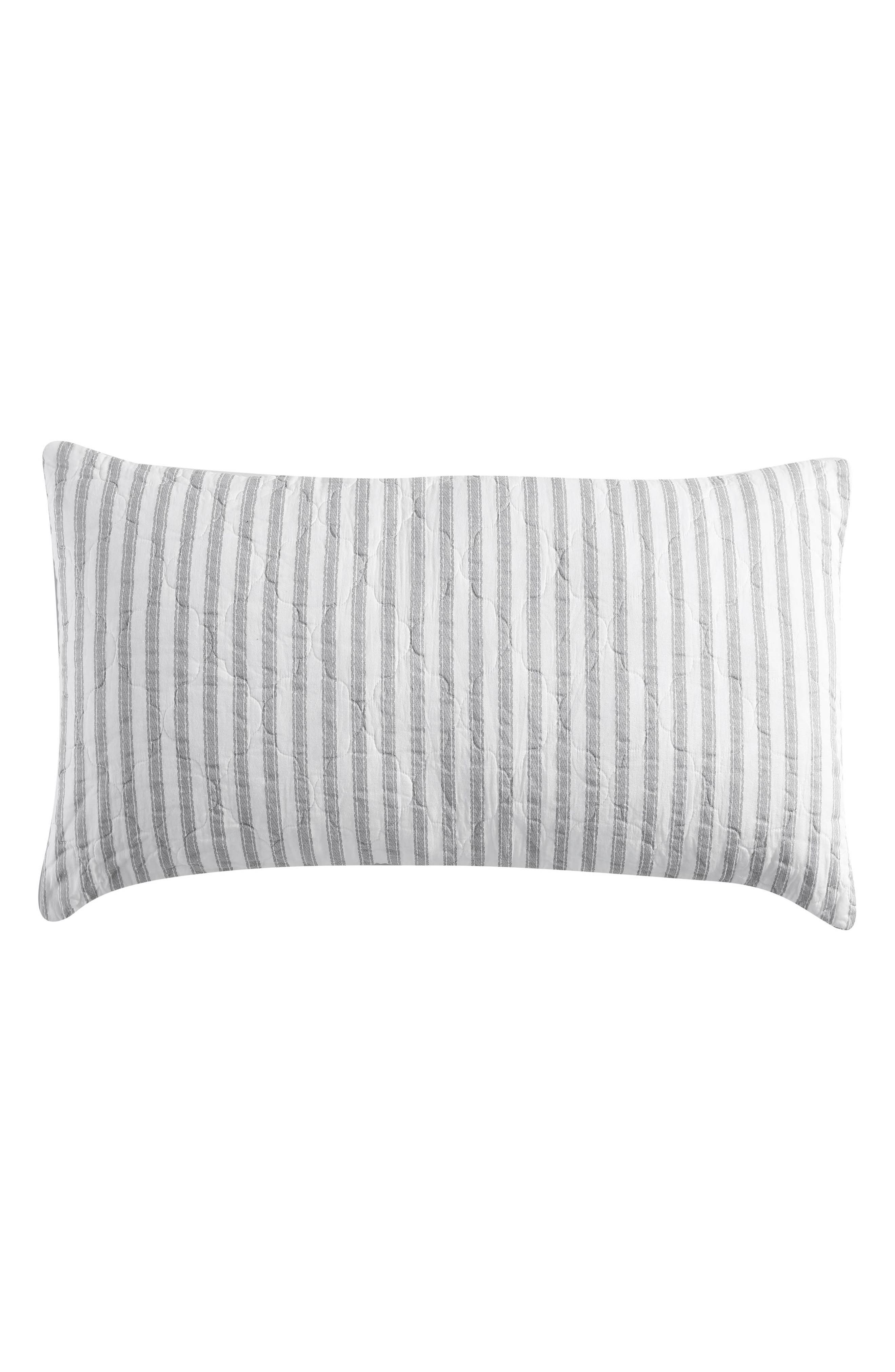 STONE COTTAGE Willow Way Ticking Stripe Quilt & Sham Set