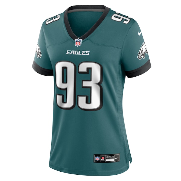 Milton Williams Philadelphia Eagles Nike Women's Team Game Jersey - Midnight Green