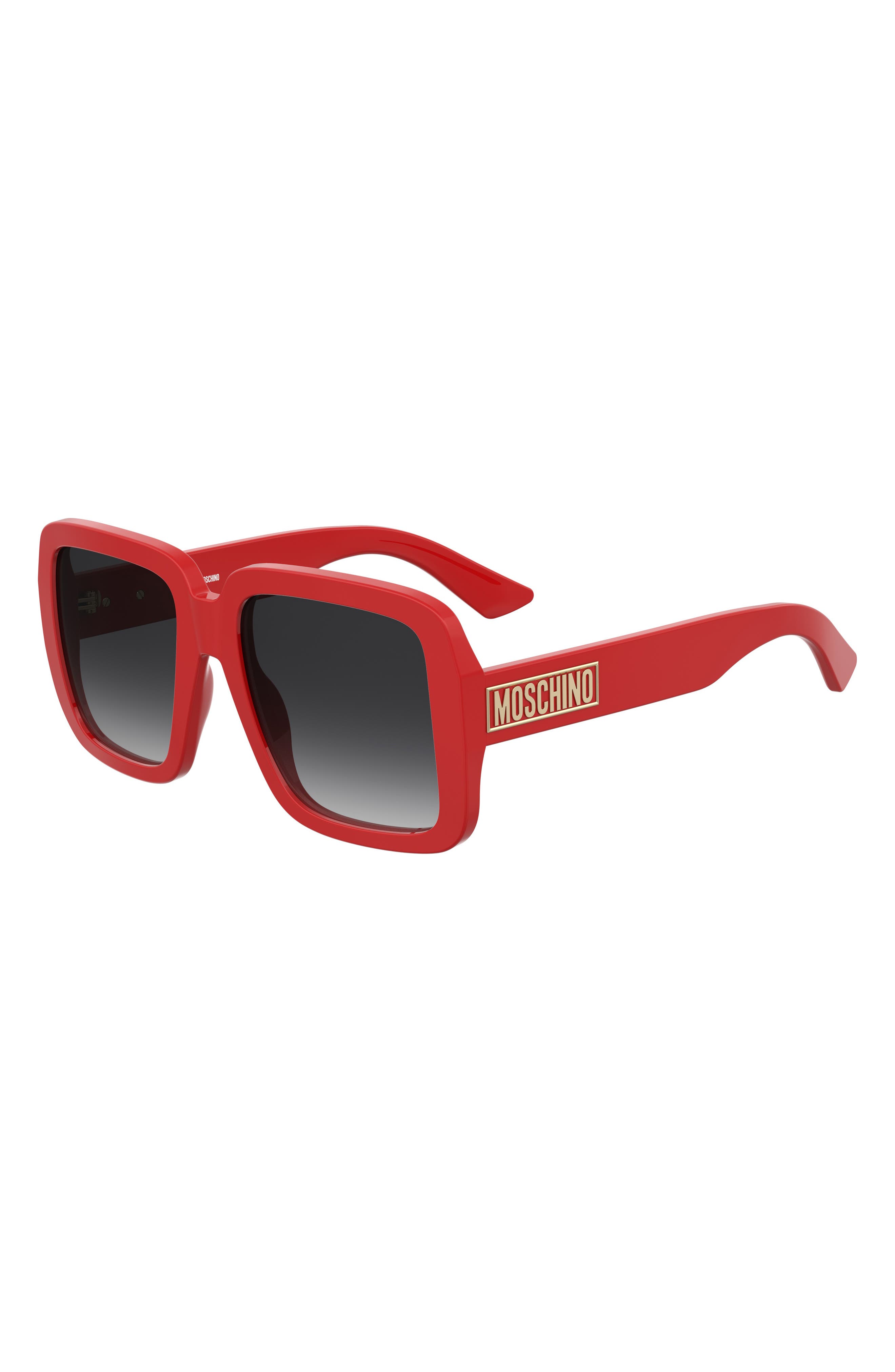 Moschino 55mm Gradient Square Sunglasses