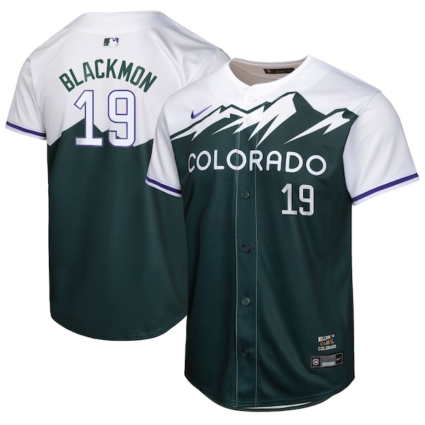 Charlie Blackmon Colorado Rockies Nike Youth City Connect Limited Player Jersey - Green