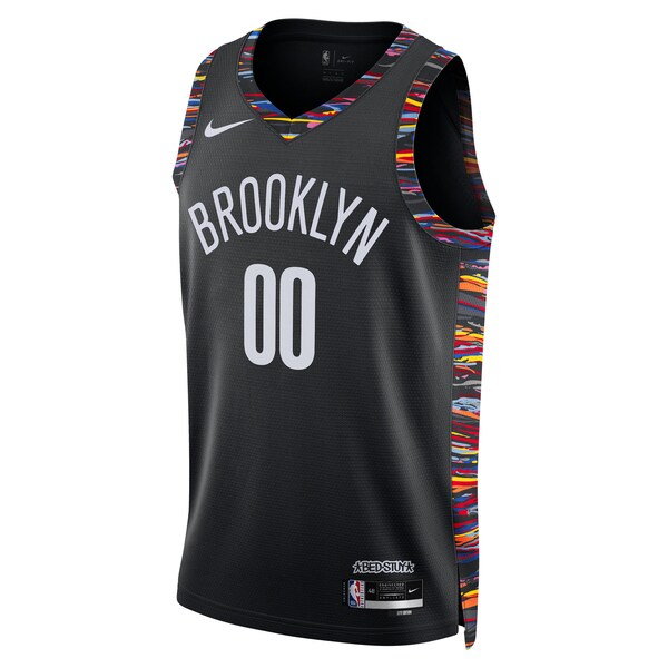 Brooklyn Nets Nike Unisex 2025/26 City Edition Swingman Custom Jersey - Black