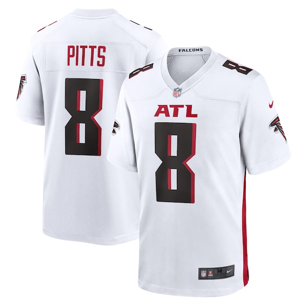 Kyle Pitts Atlanta Falcons Nike Game Player Jersey - White/Black