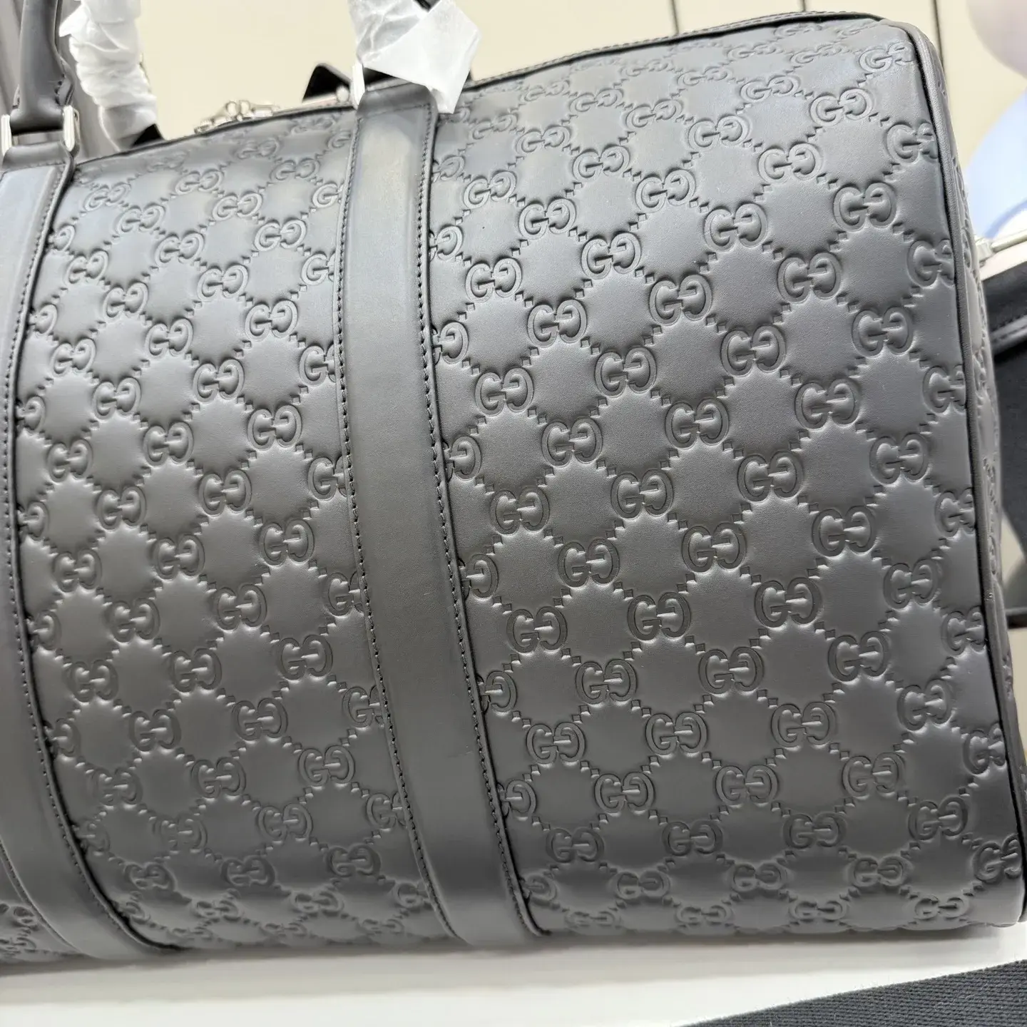 Gucci Black Smooth Leather Tote Bag product photo from LabelPicks