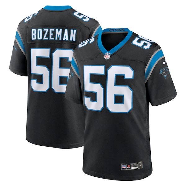 Bradley Bozeman Carolina Panthers Nike Team Game Jersey - Black