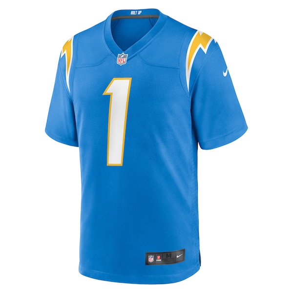Number 1 Groom Los Angeles Chargers Nike Game Jersey - Powder Blue