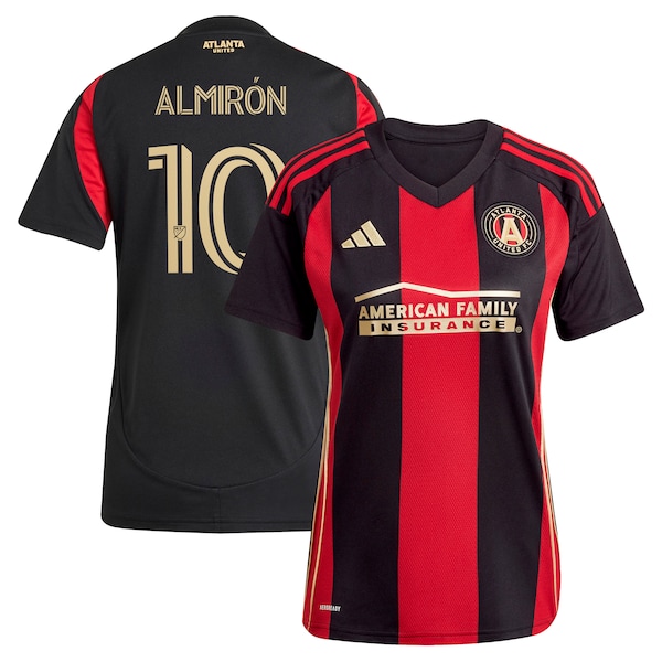 Miguel Almiron Atlanta United FC adidas Women's 2025 The Connector Replica Player Jersey - Black