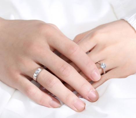 Diamond Rings A couple's proposal ring Male wedding ring personalized