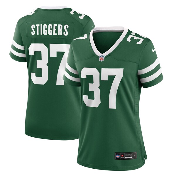 Qwan'tez Stiggers New York Jets Nike Women's Team Game Jersey - Legacy Green