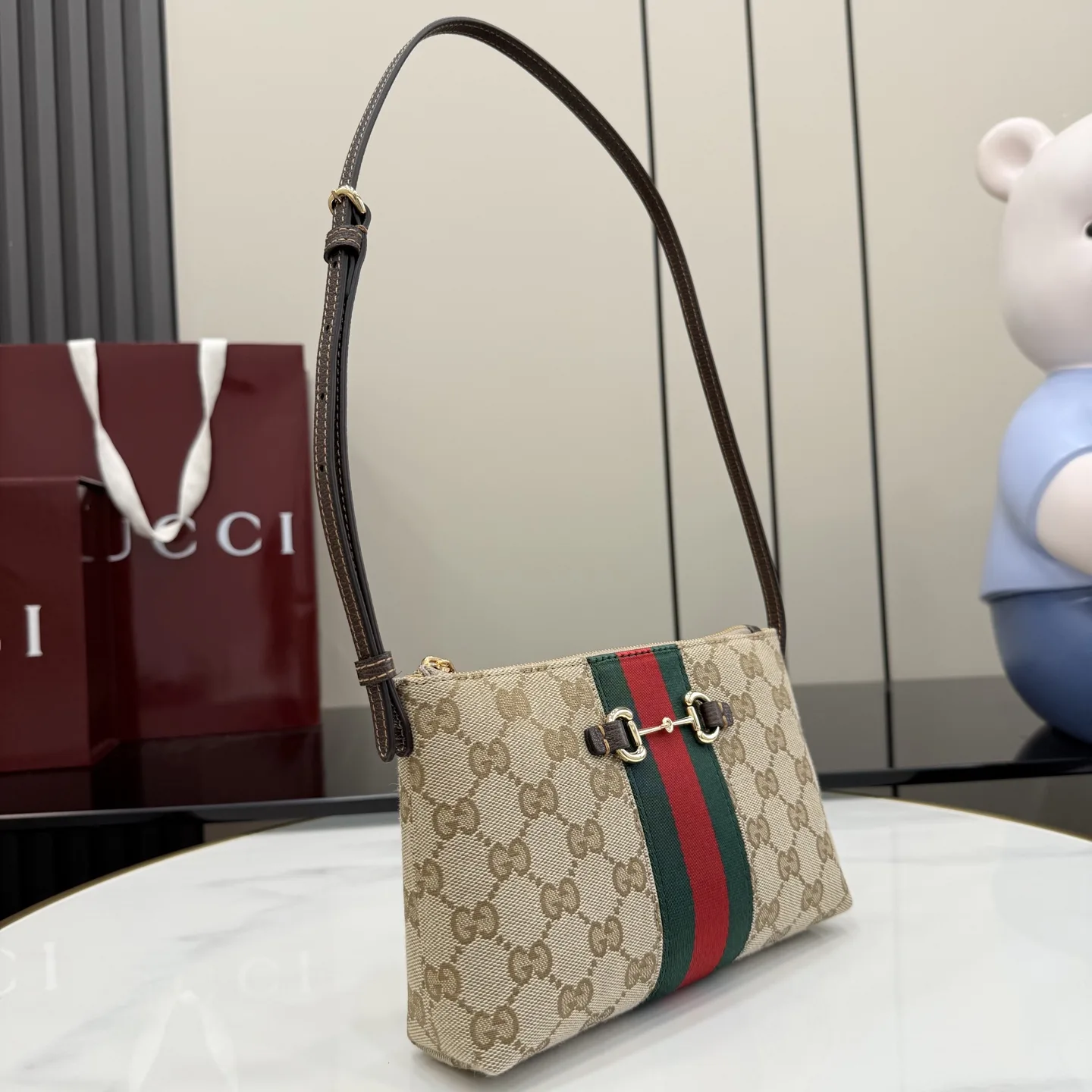 Gucci Brown Generation Quilted Leather Shoulder Bag product photo from LabelPicks