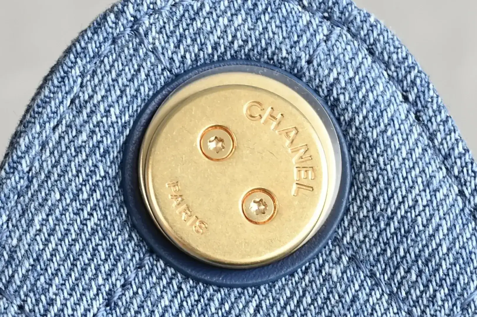 Chanel Blue Denim Shoulder Bag product photo from LabelPicks