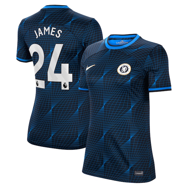 Reece James Chelsea Nike Women's 2023/24 Away Stadium Replica Player Jersey - Navy/Blue