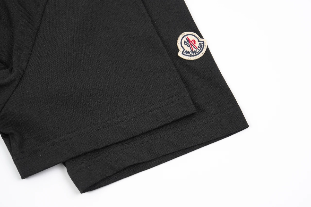 Moncler Black Double-Collar Embroidered T-Shirt product photo from LabelPicks