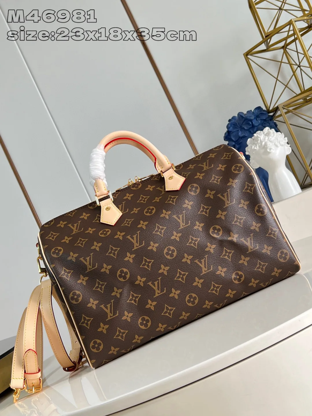 Louis Vuitton Speedy Canvas and Leather Top Handle Bag product photo from LabelPicks