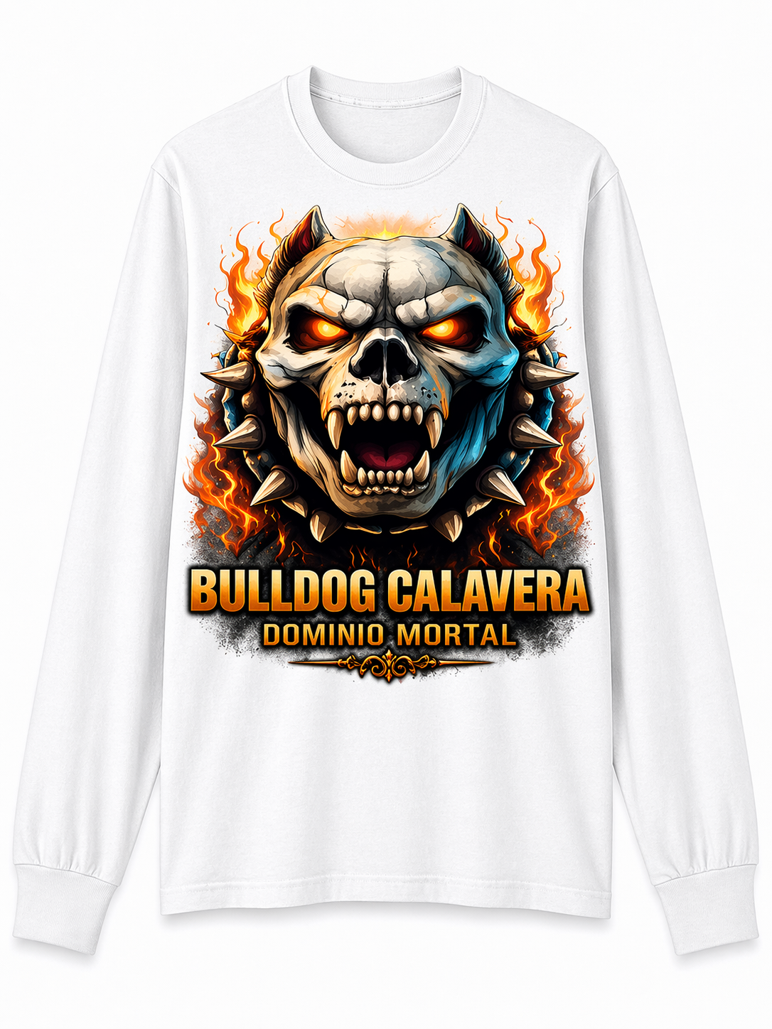 Remera Bulldog Calavera | Streetwear Dark Unisex