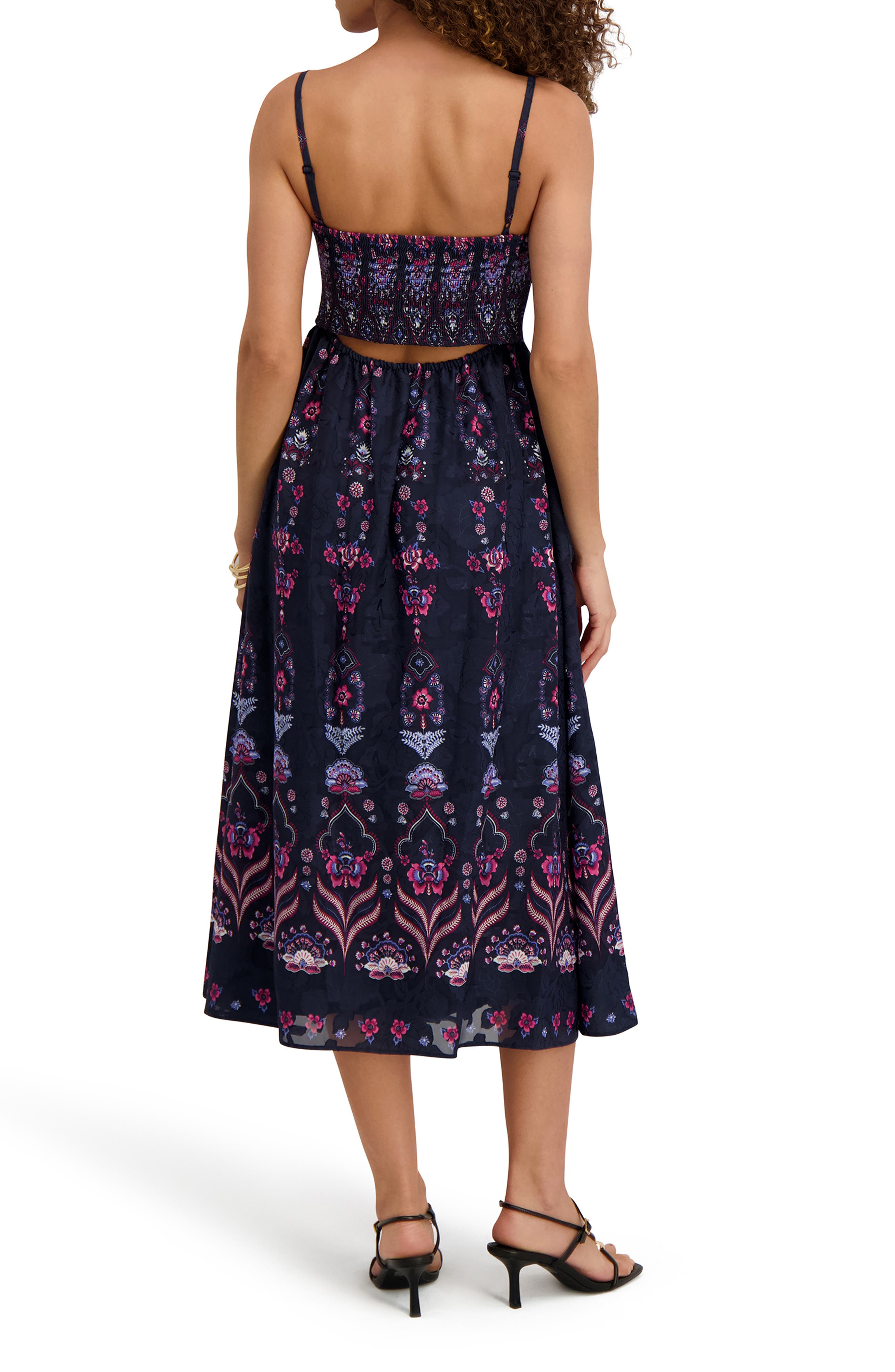 Kensie Print Midi Sundress
