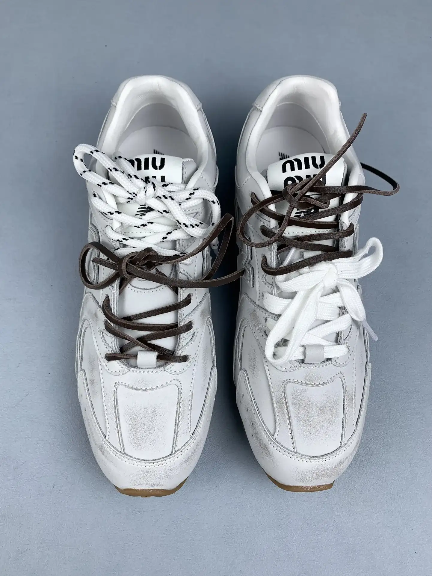 New Balance X Miu Miu 530 leather sneakers product photo from LabelPicks