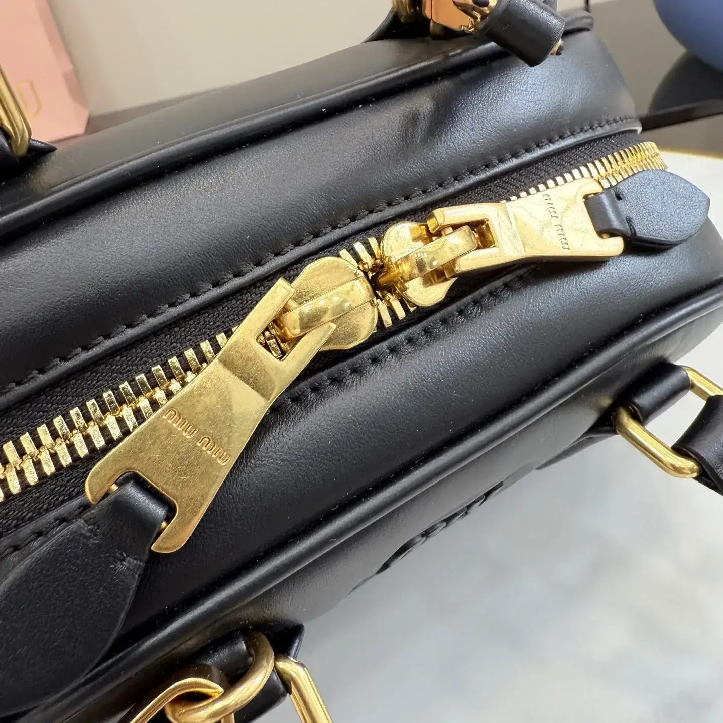 Miu Miu Black Arcadie Top Handle Bag product photo from LabelPicks