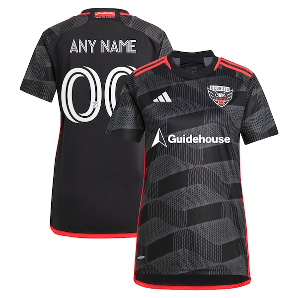 D.C. United adidas Women's 2024 The Icon Kit Replica Custom Jersey – Black