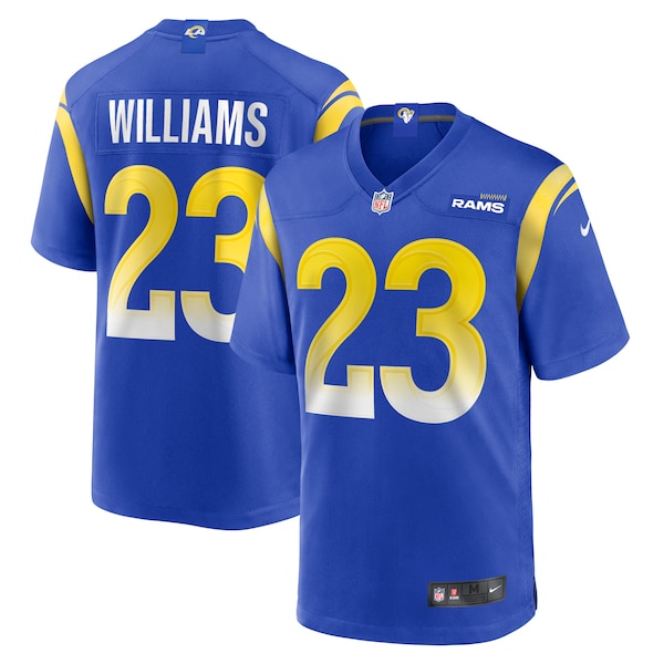 Kyren Williams Los Angeles Rams Nike Game Player Jersey - Royal/White