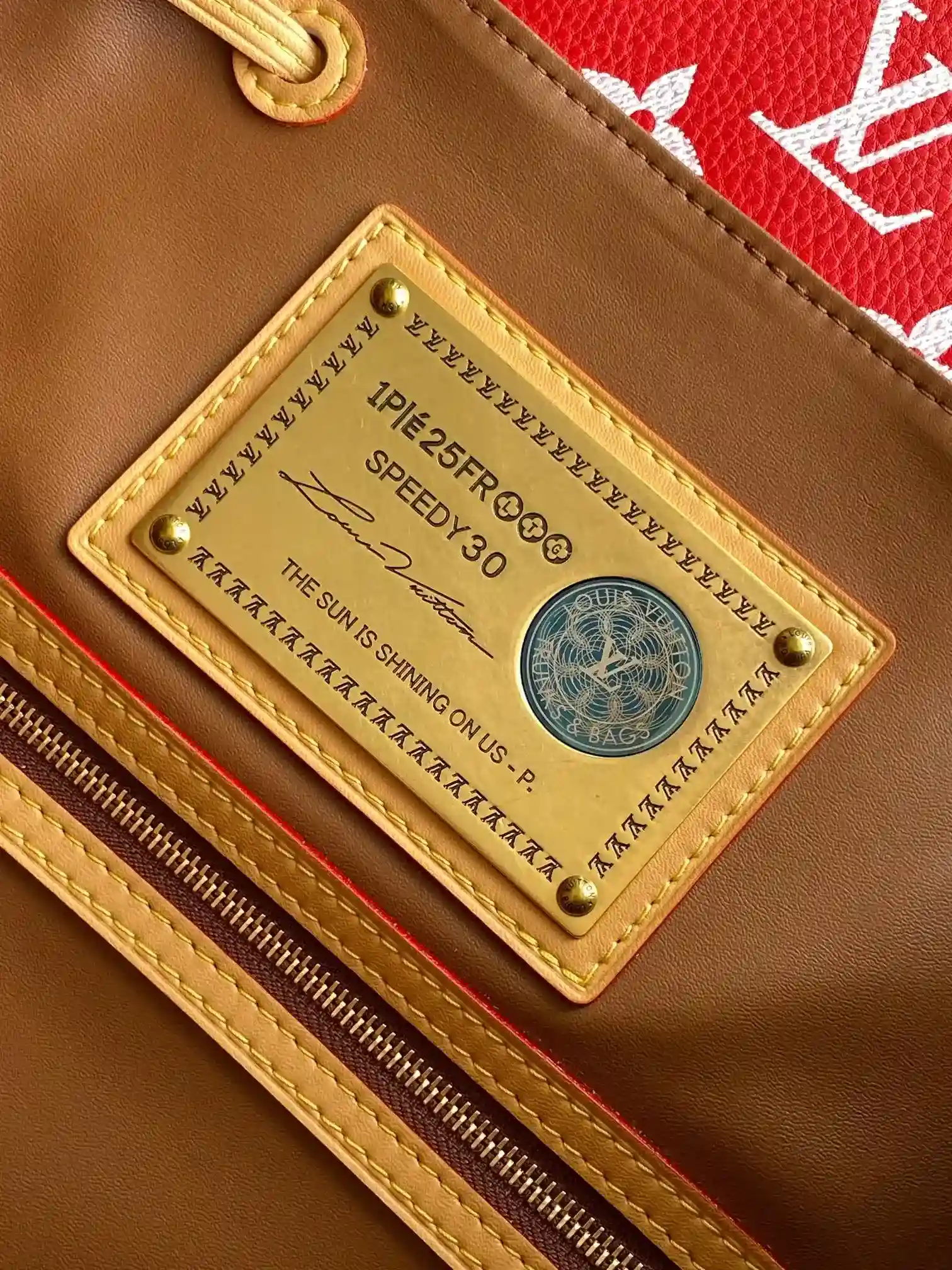 Louis Vuitton Christopher Red Monogram Canvas Backpack product photo from LabelPicks
