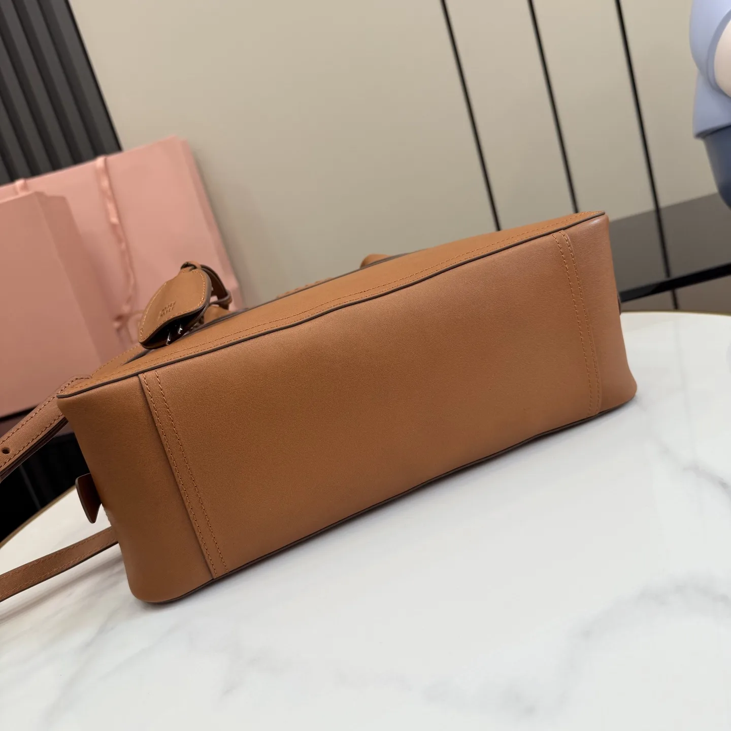 Miu Miu Calfskin Vivant Top Handle Bag product photo from LabelPicks