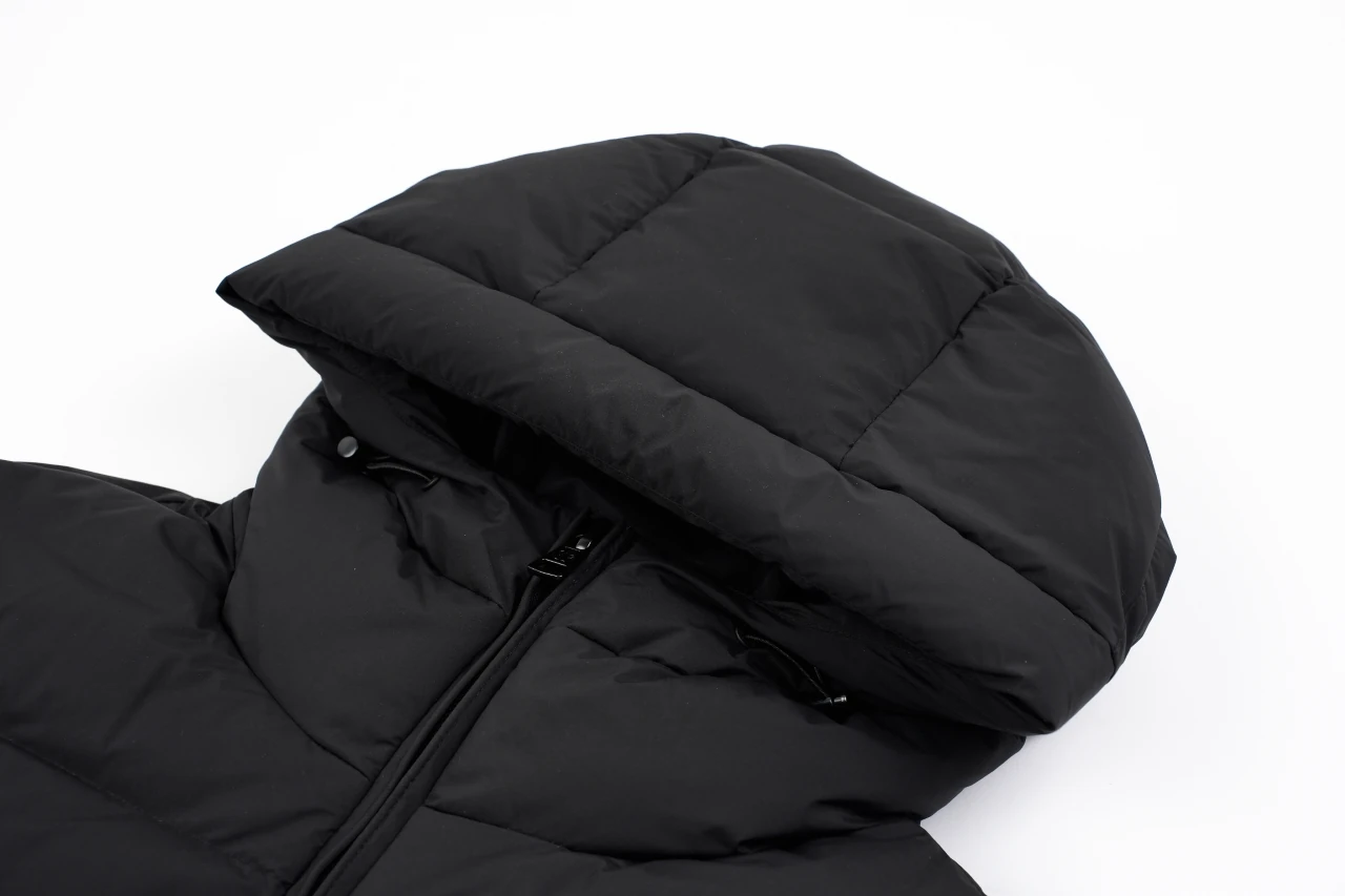 Moncler Black Bosona Longline Hooded Down Jacket product photo from LabelPicks