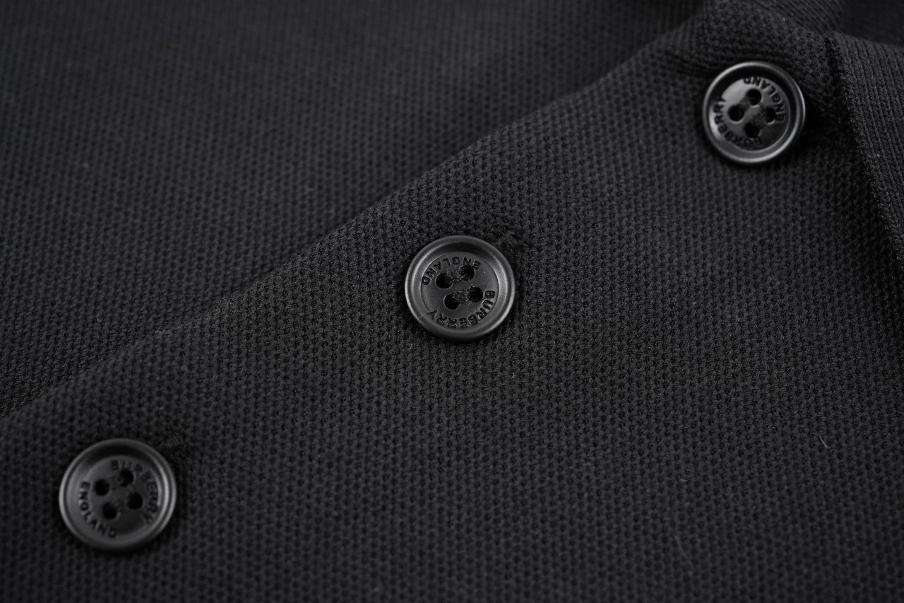 Burberry Black Chain Check Equestrian Knight Polo Shirt product photo from LabelPicks