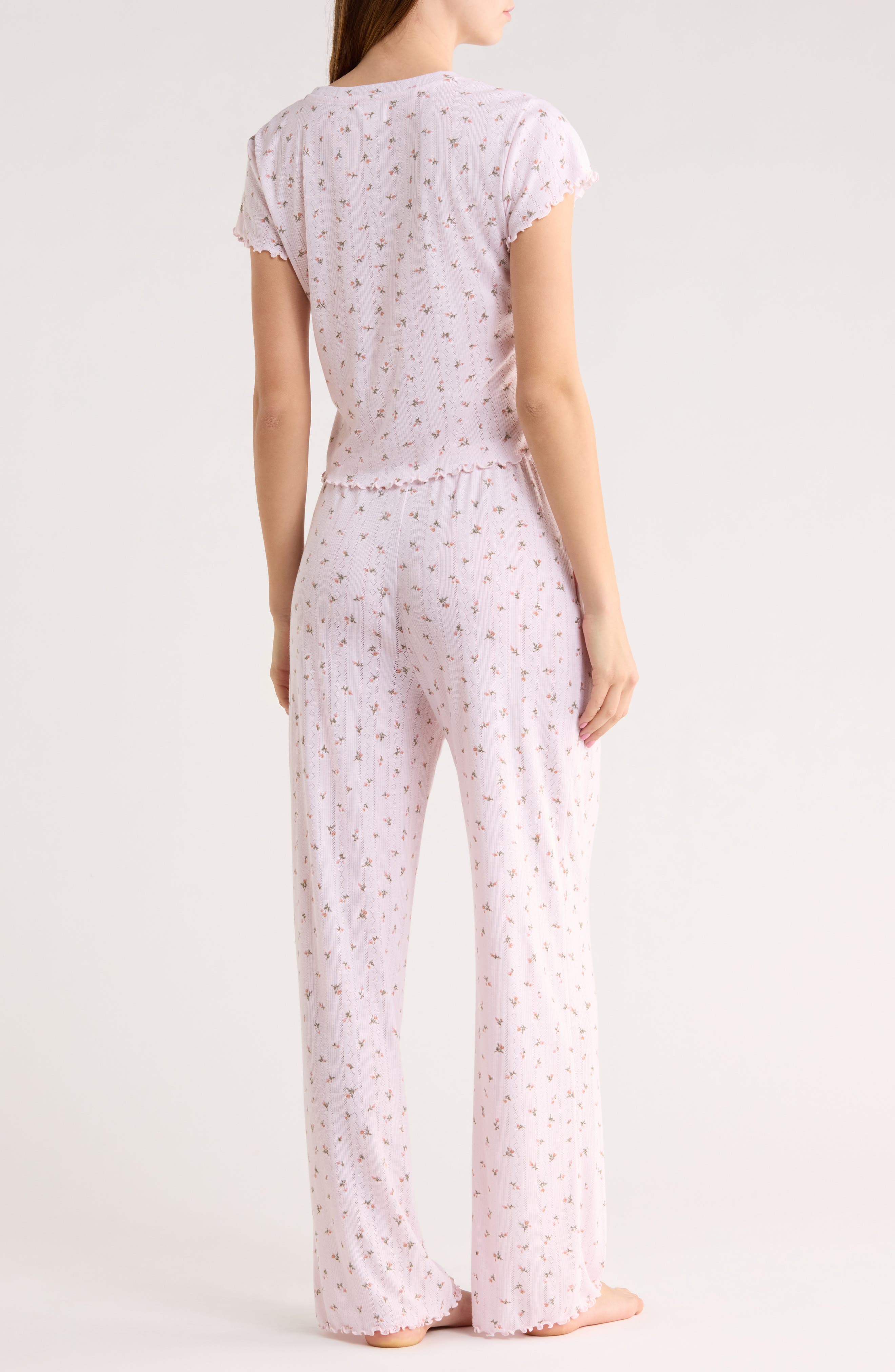 Abound After Hours Pointelle Pajamas
