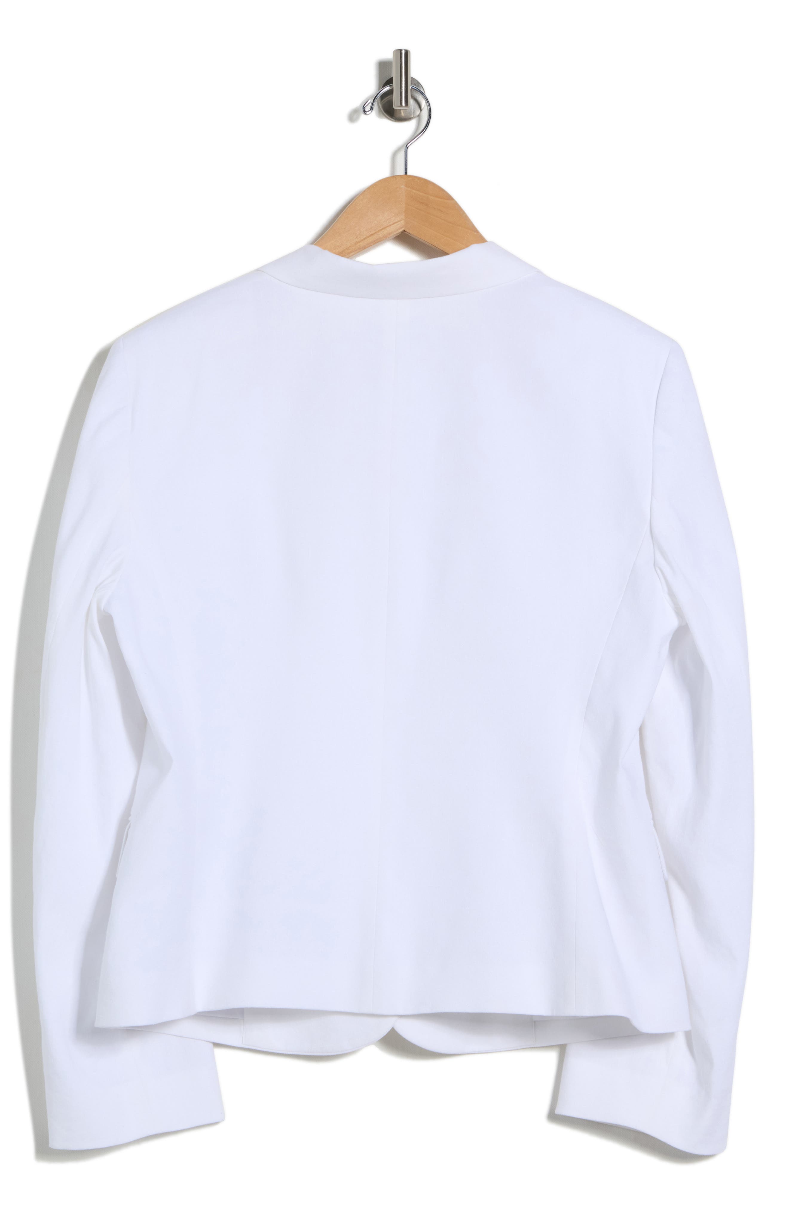 Theory Shrunken Stretch Linen Blend Blazer