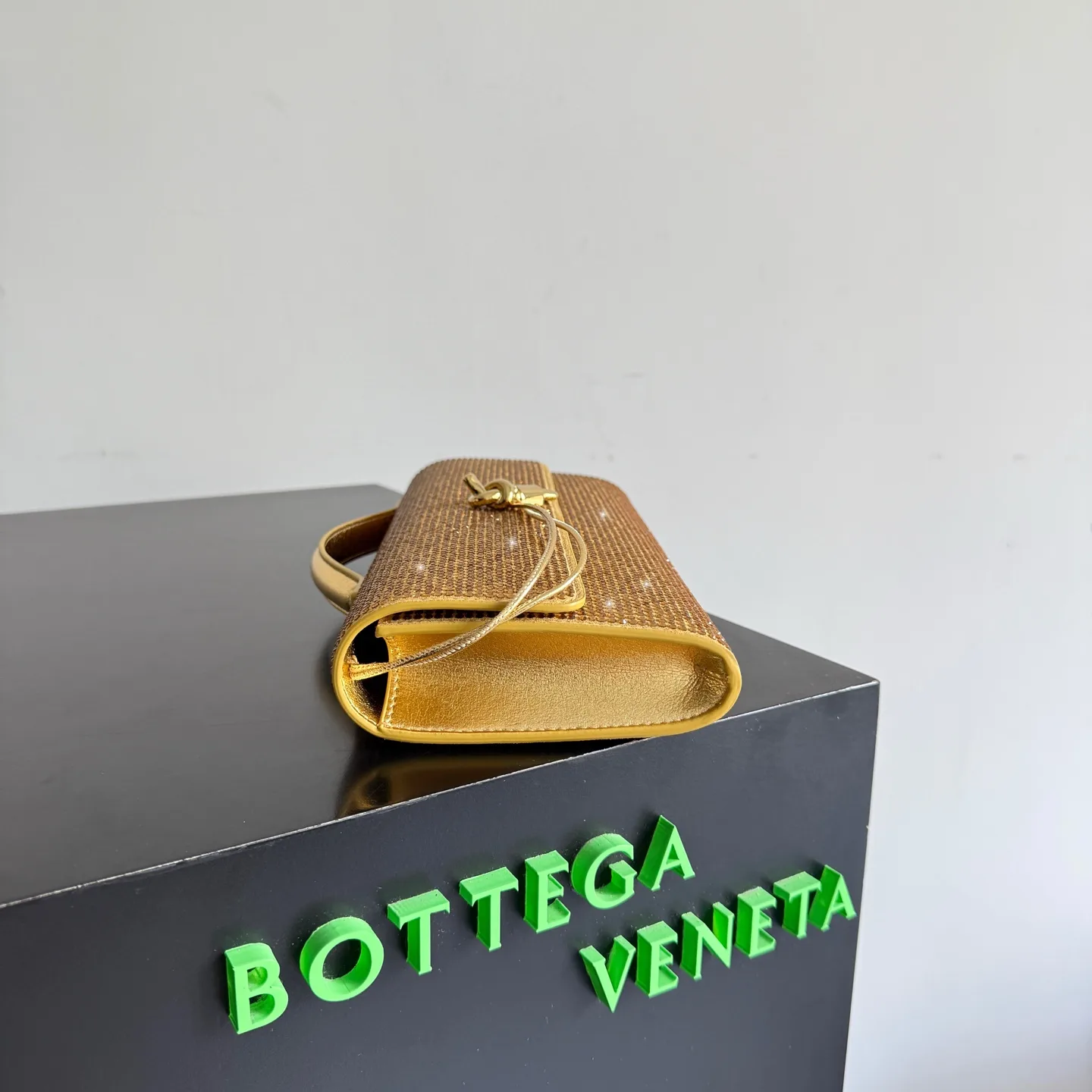 Bottega Veneta Andiamo Lambskin Clutch product photo from LabelPicks