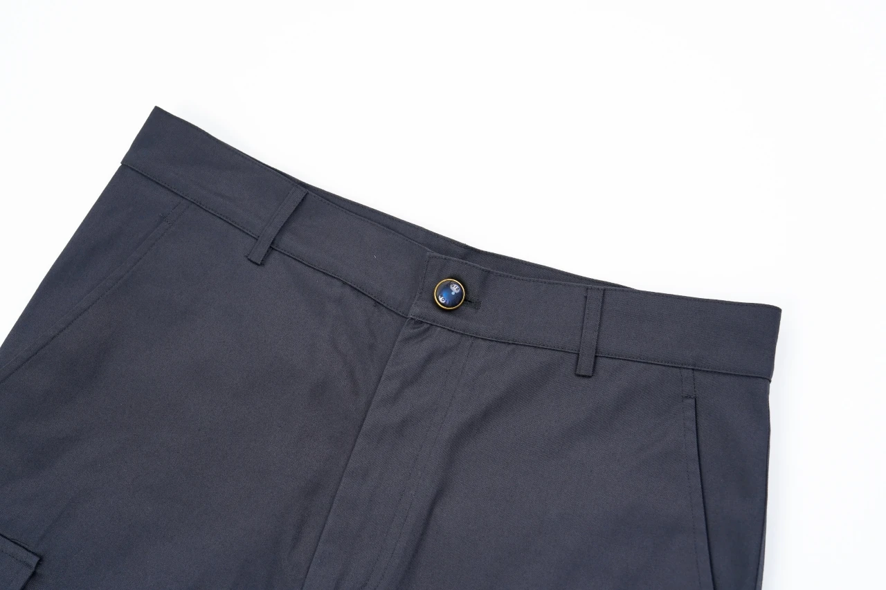 Louis Vuitton Navy Multi Pocket Embroidered Cargo Pants product photo from LabelPicks
